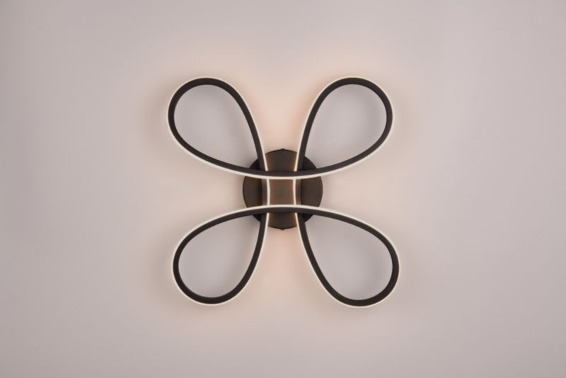 Lampa wisząca Trio FLY czarna LED 22W 3000K 2600lm IP20 wym:7x40x40cm - 1 szt.
