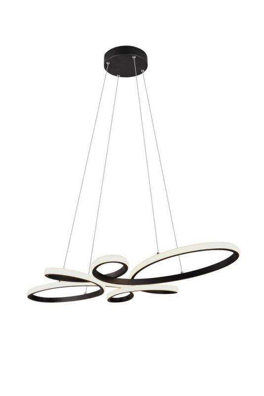 Lampa wisząca Trio FLY czarna LED 32W 3000K 3900lm IP20 wym:150x83x45,5cm - 1 szt.