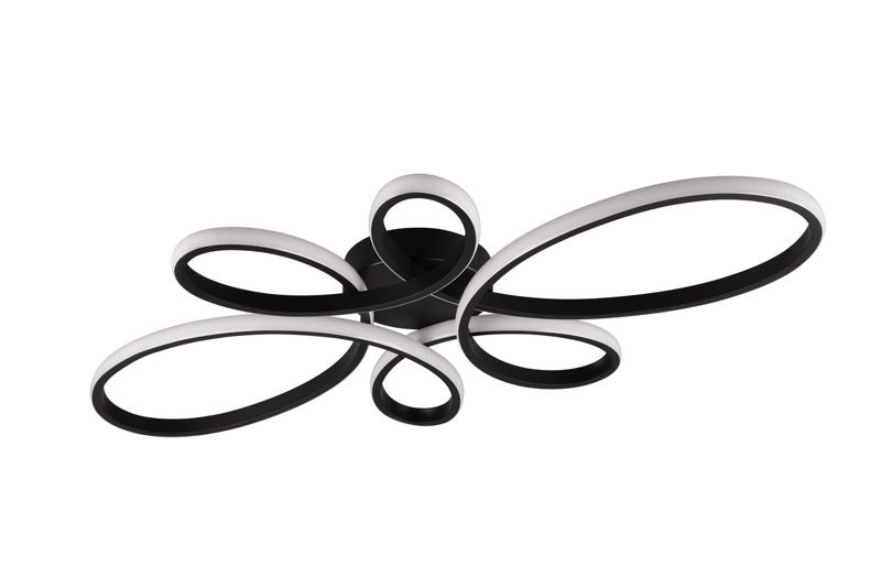 Lampa wisząca Trio FLY czarna LED 32W 3000K 3900lm IP20 wym:7x83x45cm - 1 szt.