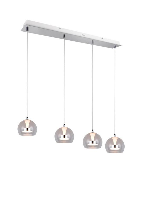 Lampa wisząca Trio FLYNT szara LED 8W 2300/3000/4000K 880lm IP20  - 1 szt.