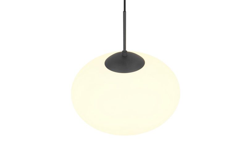 Lampa wisząca Trio Fomento 6224 czarno-biała nad stół 1xE27 x 1 szt.