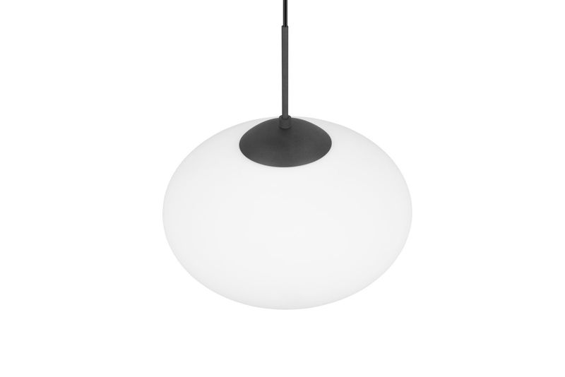 Lampa wisząca Trio Fomento 6224 czarno-biała nad stół 1xE27 x 1 szt.