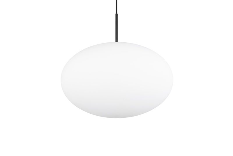 Lampa wisząca Trio Fomento 6224 czarno-biała nad stół 1xE27 x 1 szt.