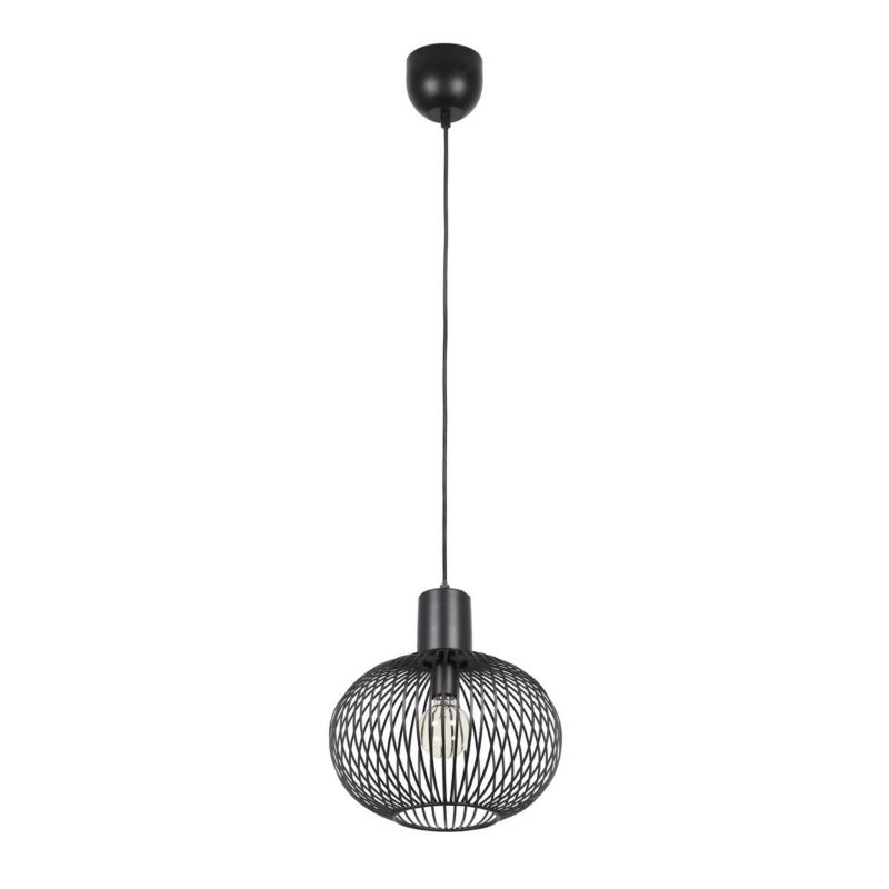 Lampa wisząca Trio Gila 7535 czarna nad stół 1xE27 x 1 szt.