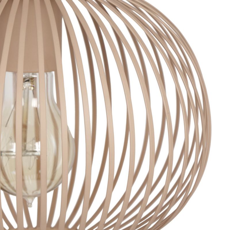 Lampa wisząca Trio Gila 7566 piaskowo-czarna nad stół 1xE27 x 1 szt.