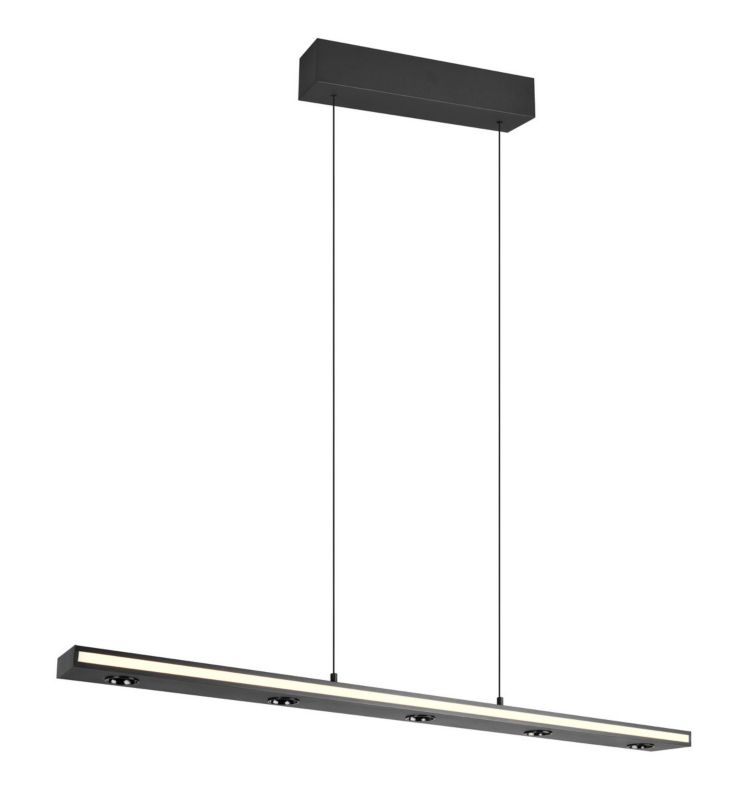 Lampa wisząca Trio GRAHAM czarna LED 31.5W 2300/3000/4000K 3360lm IP20 - 1 szt.