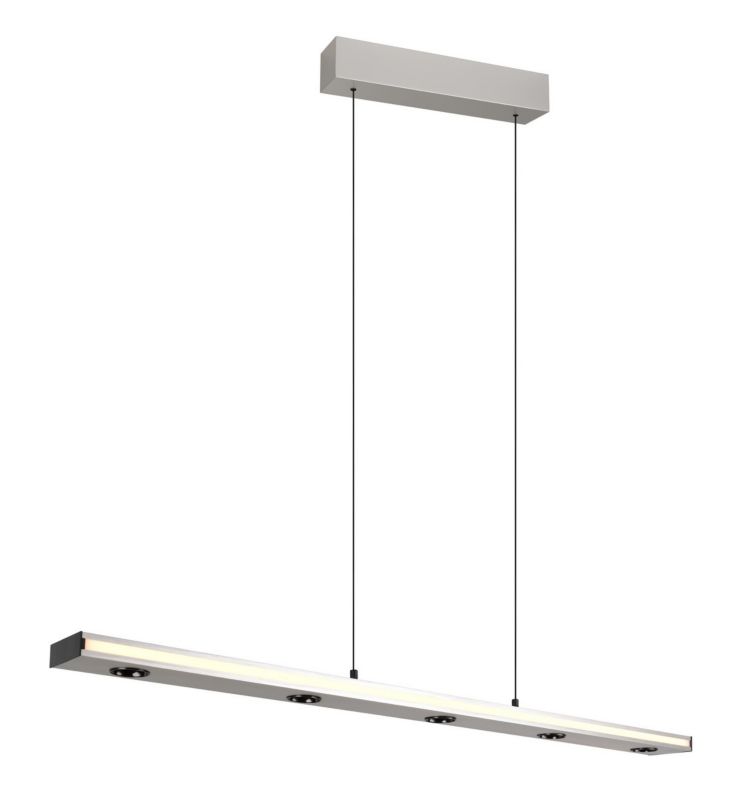 Lampa wisząca Trio GRAHAM srebrno-czarna LED 31.5W 2300/3000/4000K 3360lm IP20 - 1 szt.