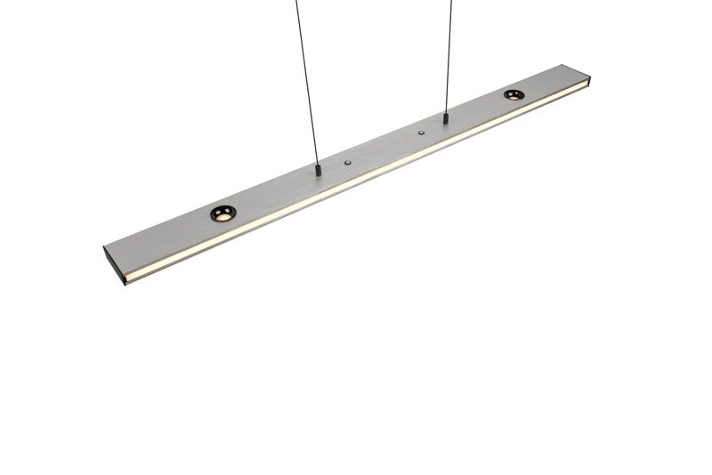 Lampa wisząca Trio GRAHAM srebrno-czarna LED 31.5W 2300/3000/4000K 3360lm IP20 - 1 szt.