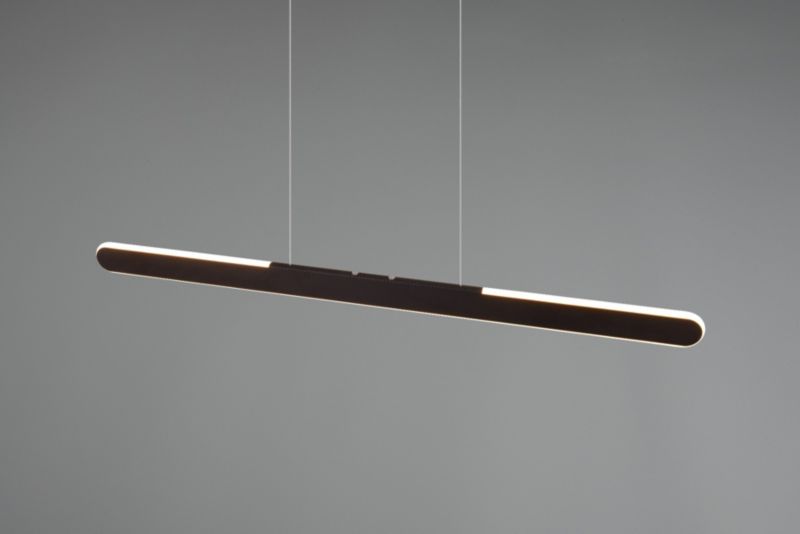 Lampa wisząca Trio HELIOS czarna LED 28W 2700-6500K 3300lm IP20 wym:150x100x8,5cm - 1 szt.