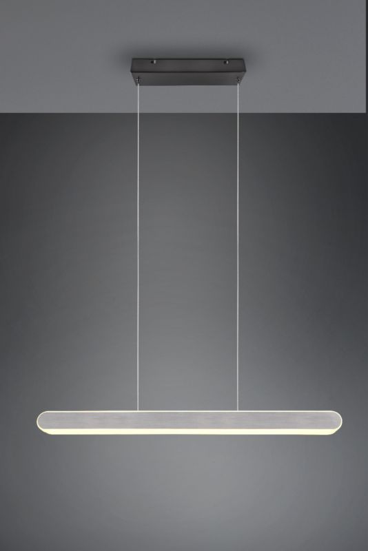 Lampa wisząca Trio HELIOS odcienie srebra LED 48W 2700-6500K 5800lm IP20 wym:150x130x6cm - 1 szt.