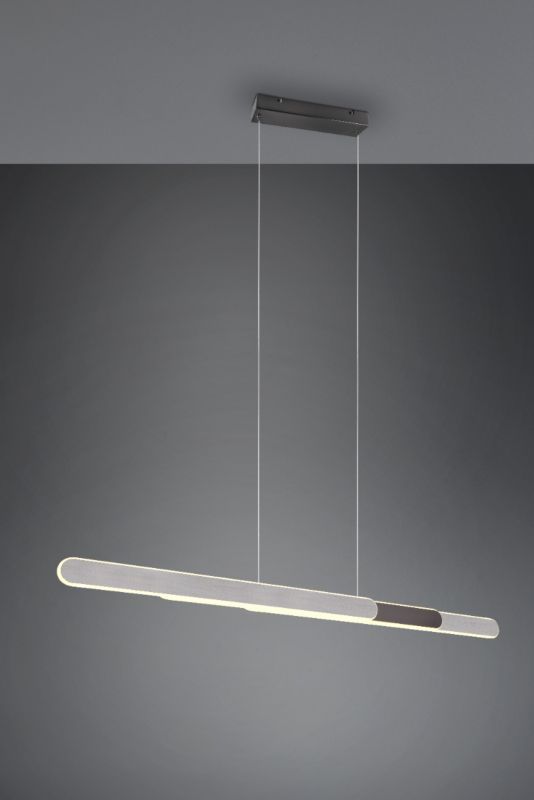 Lampa wisząca Trio HELIOS odcienie srebra LED 48W 2700-6500K 5800lm IP20 wym:150x130x6cm - 1 szt.