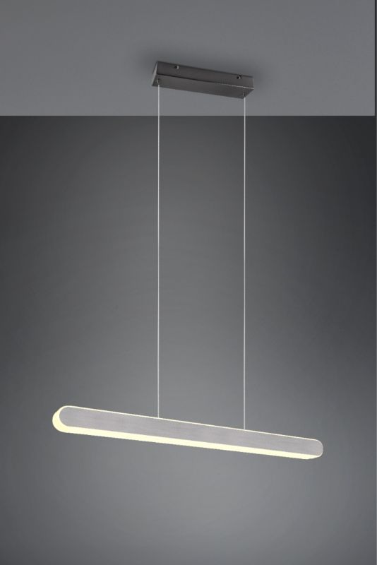 Lampa wisząca Trio HELIOS odcienie srebra LED 48W 2700-6500K 5800lm IP20 wym:150x130x6cm - 1 szt.