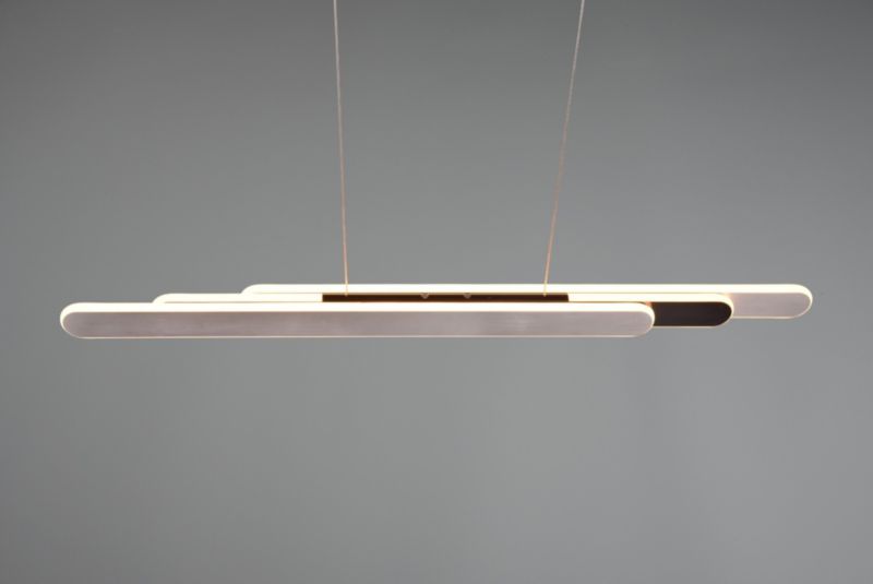 Lampa wisząca Trio HELIOS odcienie srebra LED 48W 2700-6500K 5800lm IP20 wym:150x130x6cm - 1 szt.