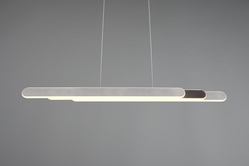 Lampa wisząca Trio HELIOS odcienie srebra LED 48W 2700-6500K 5800lm IP20 wym:150x130x6cm - 1 szt.