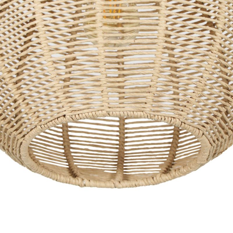 Lampa wisząca Trio JANNE beżowo-czarna 1xE27x10W IP20 wym:177x34x34cm - 1 szt.