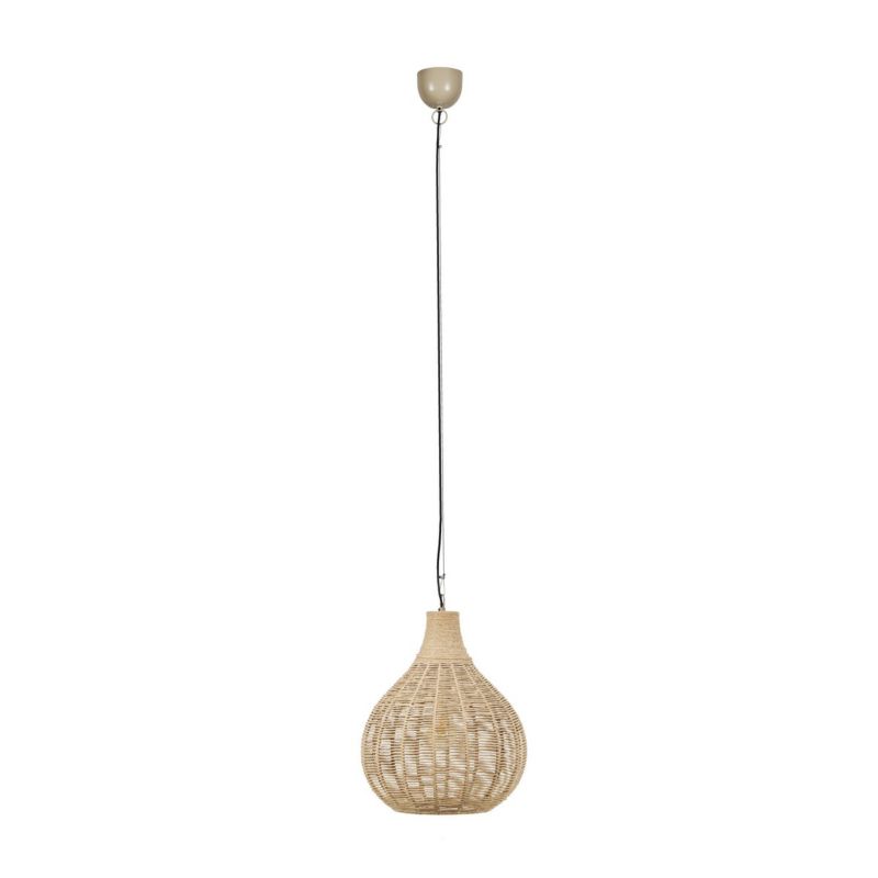 Lampa wisząca Trio JANNE beżowo-czarna 1xE27x10W IP20 wym:177x34x34cm - 1 szt.