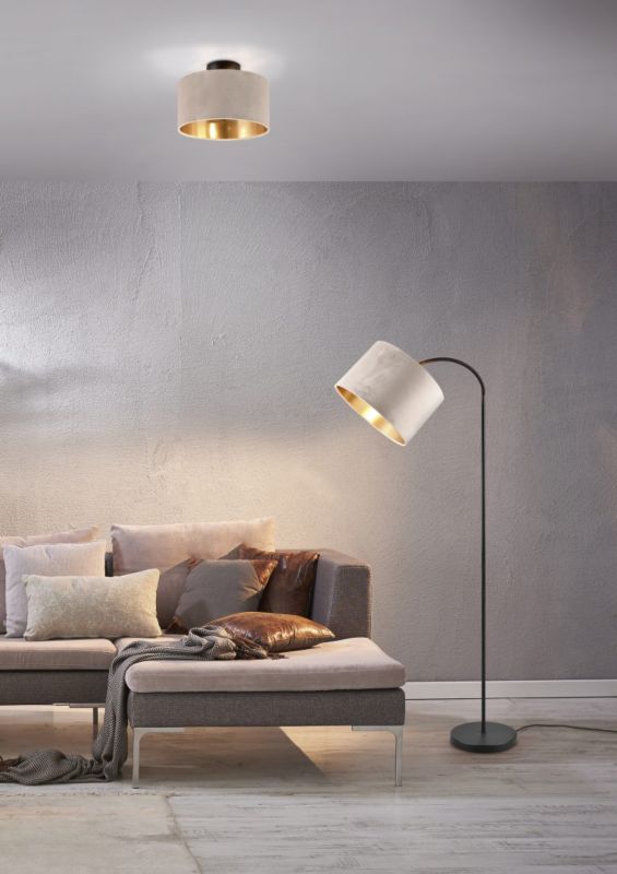 Lampa wisząca Trio JULIETA beżowo-złota 2xE14x40W IP20 wym:22x30x30cm - 1 szt.