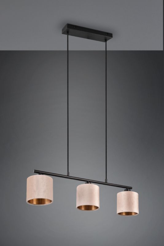 Lampa wisząca Trio JULIETA kremowo-złota 3xE14x40W IP20 wym:150x66x12cm - 1 szt.