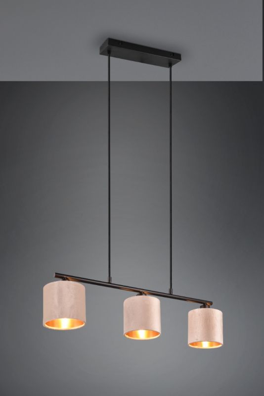 Lampa wisząca Trio JULIETA kremowo-złota 3xE14x40W IP20 wym:150x66x12cm - 1 szt.