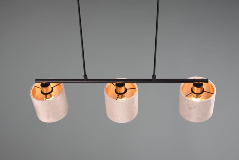 Lampa wisząca Trio JULIETA kremowo-złota 3xE14x40W IP20 wym:150x66x12cm - 1 szt.