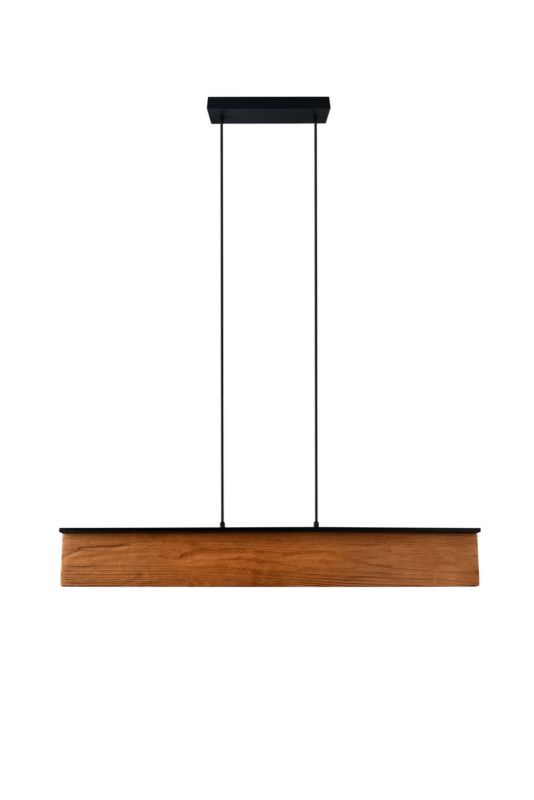 Lampa wisząca Trio KALEA jasne drewno-czarna LED 39W 3000K 4800lm IP20 - 1 szt.