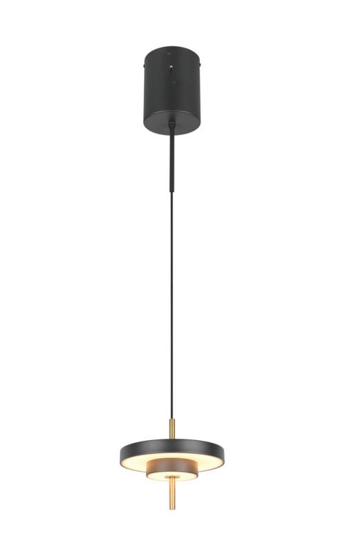 Lampa wisząca Trio KEATON czarno-złota LED 10W 2300/3000/4000K 1200 lm IP20 - 1 szt.