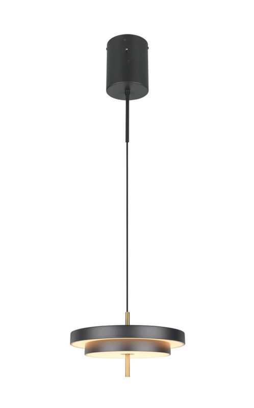 Lampa wisząca Trio KEATON czarno-złota LED 34W 2300/3000/4000K 4000lm IP20 - 1 szt.