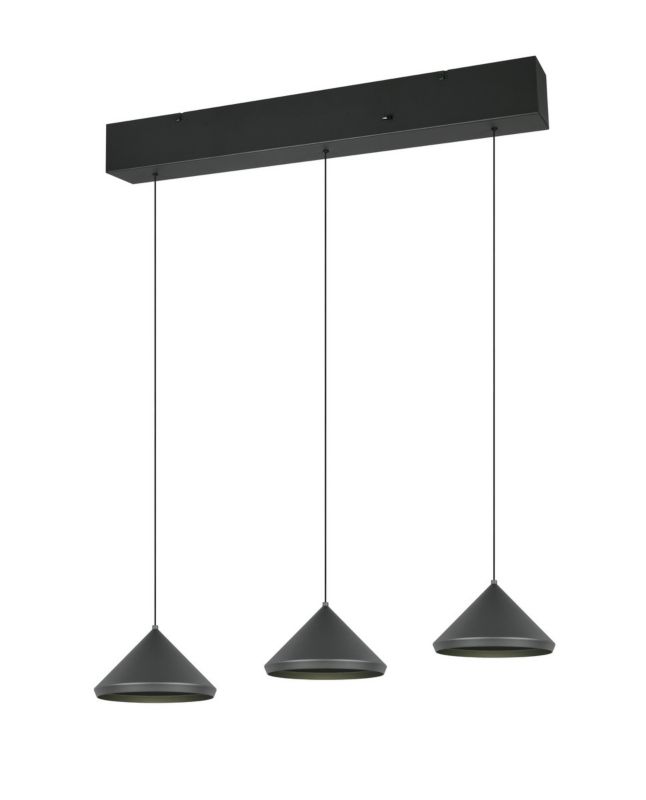 Lampa wisząca Trio LAGUNA czarna LED 5W 2300/3000/4000K 500 lm IP20 - 1 szt.