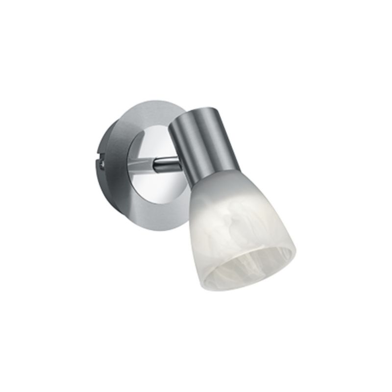 Lampa wisząca Trio Levisto  srebrno-biała wym: 19 x 10 x 10 cm 1xE14 x  1 szt.