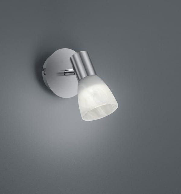 Lampa wisząca Trio Levisto  srebrno-biała wym: 19 x 10 x 10 cm 1xE14 x  1 szt.