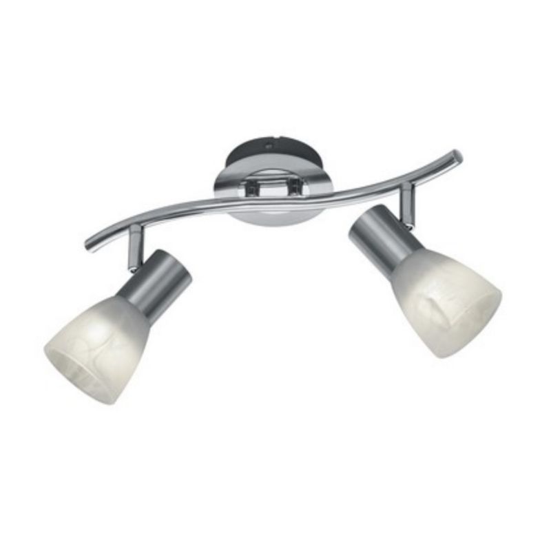 Lampa wisząca Trio Levisto  srebrno-biała wym: 19 x 33 x 10 cm 2xE14 x  1 szt.
