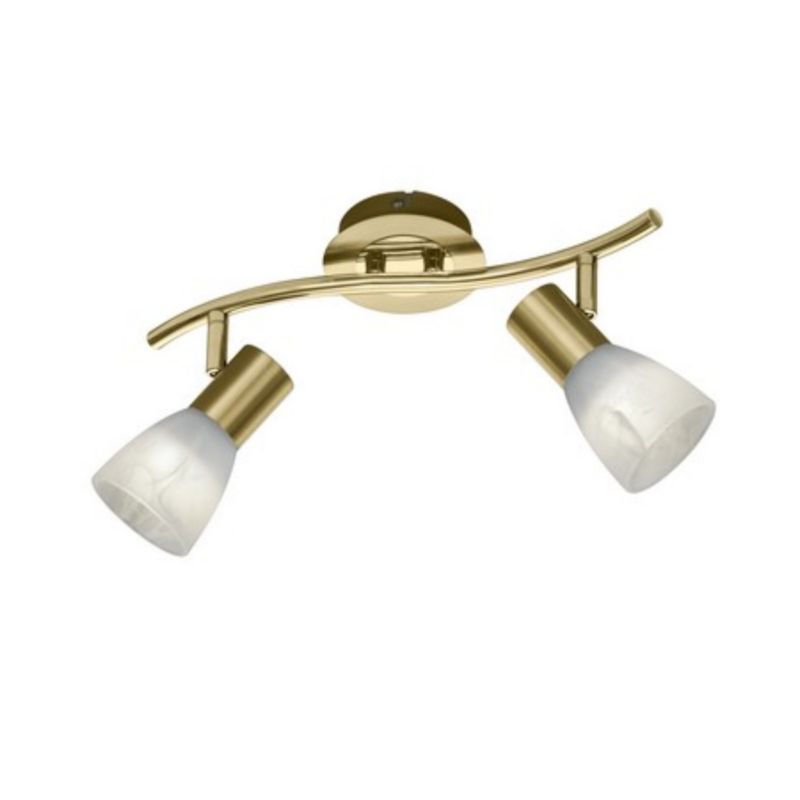 Lampa wisząca Trio Levisto  złoto-biała wym: 19 x 33 x 10 cm 2xE14 x  1 szt.