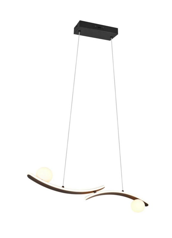 Lampa wisząca Trio NAPOLI czarno-biała LED 27W 2300/3000/4000K 3200lm IP20  - 1 szt.