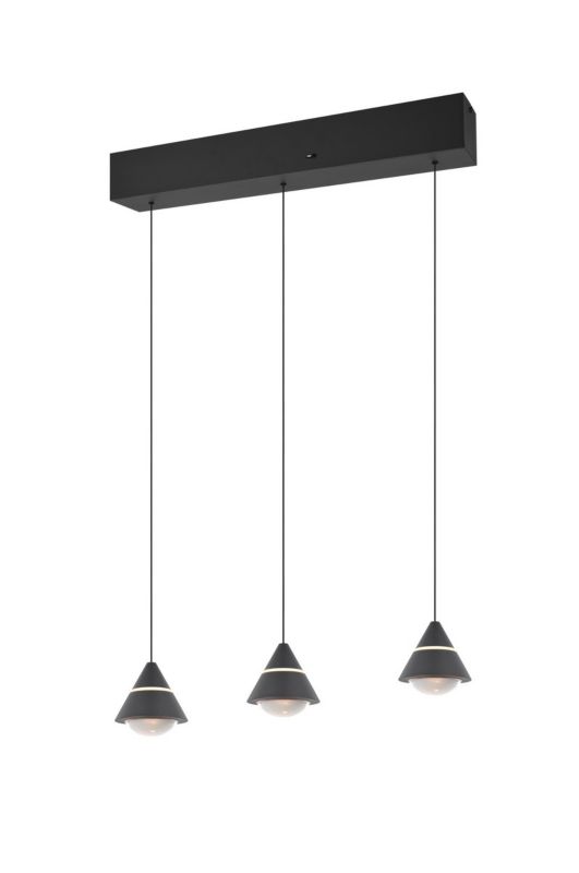 Lampa wisząca Trio ROMEO czarna LED 21W 2300/3000/4000K 2100lm IP20 - 1 szt.