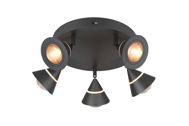 Lampa wisząca Trio ROMEO czarna LED 7W 2300/3000/4000K 700lm IP20 - 1 szt.
