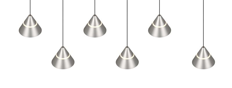 Lampa wisząca Trio ROMEO srebrna LED 42W 2300/3000/4000K 4200lm IP20 - 1 szt.
