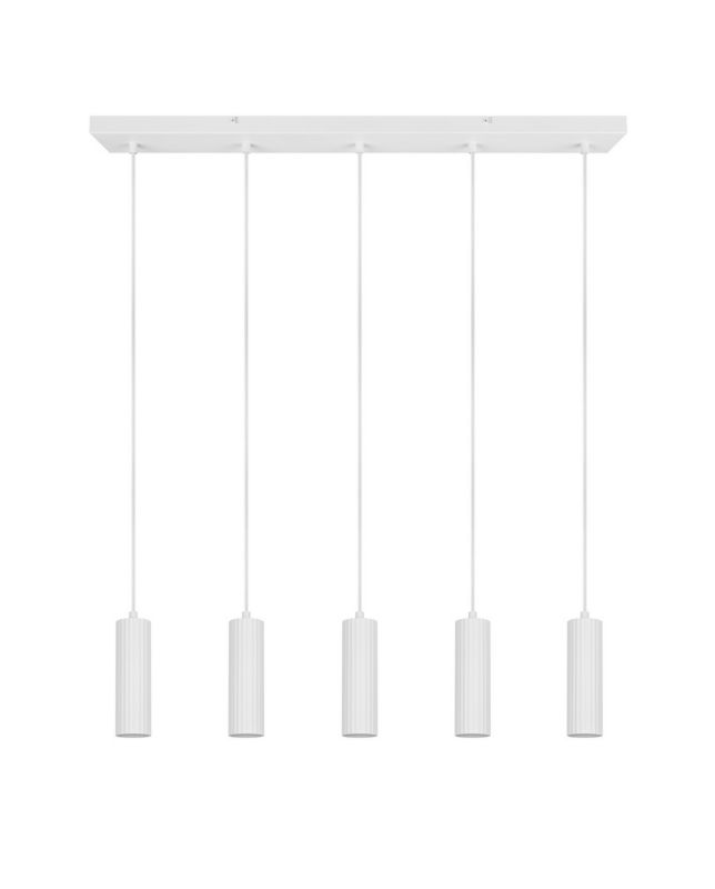 Lampa wisząca Trio SOKA biała 5xGU10x10W IP20 wym:150x85x9cm - 1 szt.