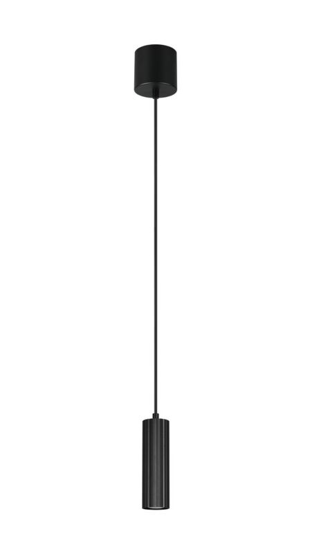 Lampa wisząca Trio SOKA czarna 1xGU10x10W IP20 wym:150x9x9cm - 1 szt.