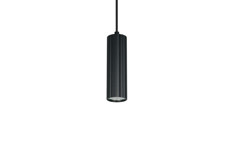 Lampa wisząca Trio SOKA czarna 1xGU10x10W IP20 wym:150x9x9cm - 1 szt.