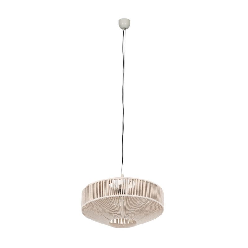 Lampa wisząca Trio Svea 7252 beżowo-kremowa boho 1xE27 x 1 szt.