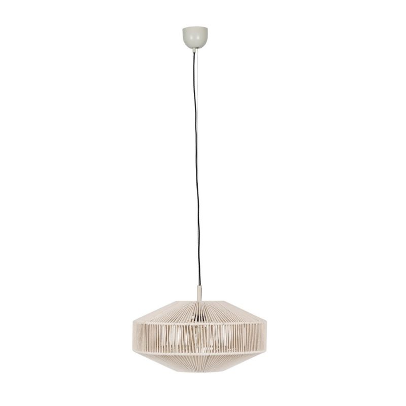 Lampa wisząca Trio Svea 7252 beżowo-kremowa boho 1xE27 x 1 szt.