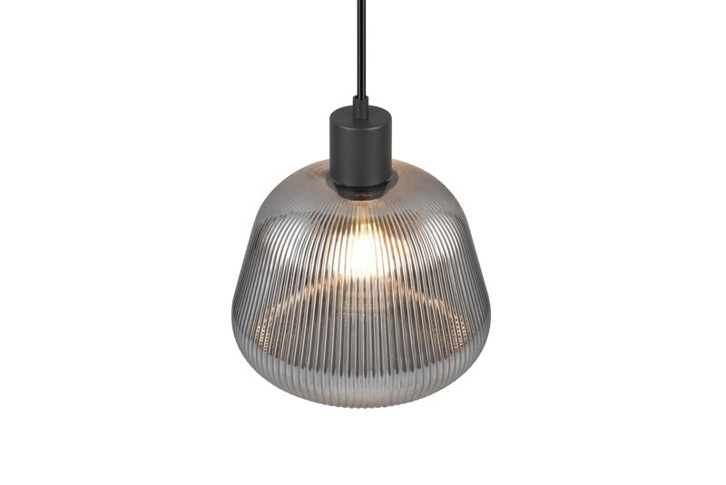 Lampa wisząca Trio Tarifa 5791 czarna retro 1xE27 x 1 szt.