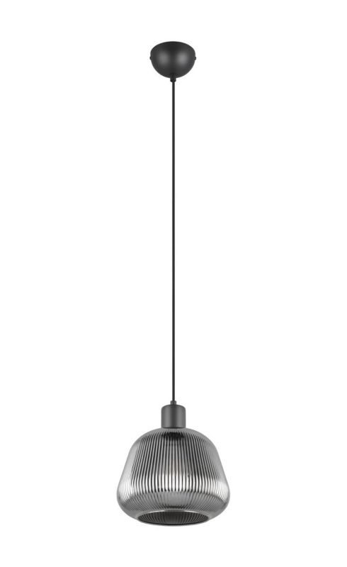 Lampa wisząca Trio Tarifa 5791 czarna retro 1xE27 x 1 szt.