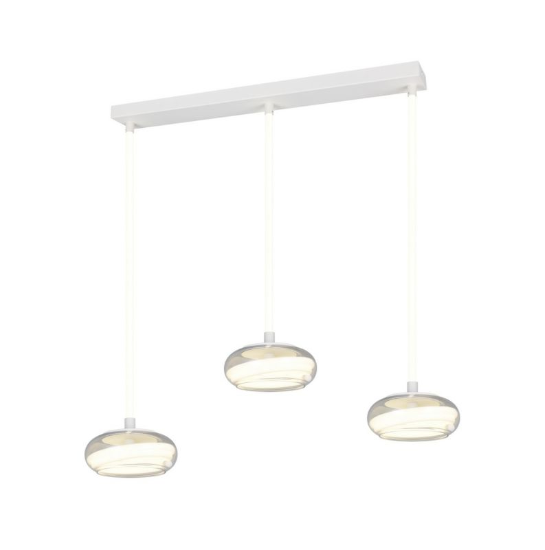 Lampa wisząca Trio TARSIA biała LED 12W 4000K 1667lm IP20 - 1 szt.