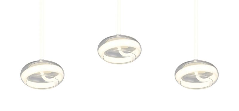 Lampa wisząca Trio TARSIA biała LED 12W 4000K 1667lm IP20 - 1 szt.