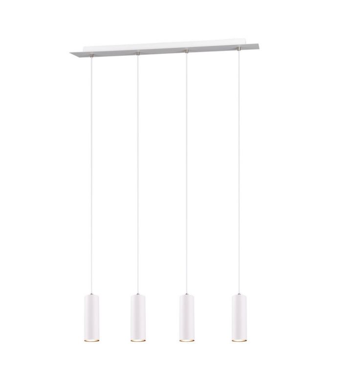 Lampa wisząca Trio VANTOS biała 4xGU10x35W IP20 wym:150x75x9cm - 1 szt.