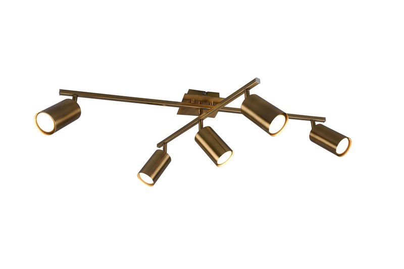 Lampa wisząca Trio VANTOS mosiężna 5xGU10x35W IP20 wym:22,4x77,4x57,4cm - 1 szt.