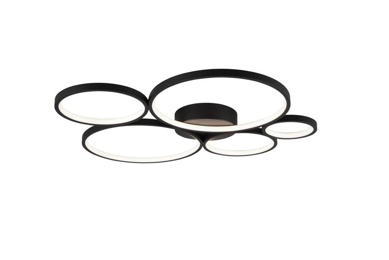 Lampa wisząca Trio VELON czarny matowy LED 49W 3000K 5800lm IP20 - 1 szt.