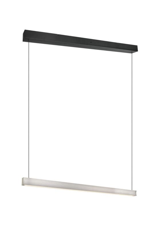 Lampa wisząca Trio WALLACE srebrno-czarna LED 29W 2300/3000/4000K 3500lm IP20 - 1 szt.
