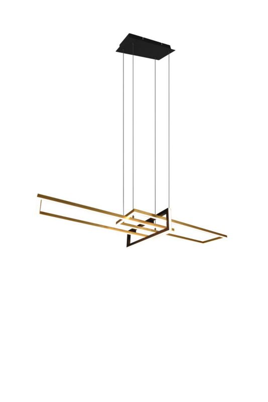 Lampa wisząca Trio ZENITRA mosiężno-złota LED 34W 3000K 4200lm IP20 - 1 szt.